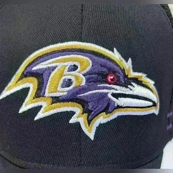 Baltimore Ravens Reebok NFL Equipment Football Hat One Size Fits All Mesh - Picture 2 of 8